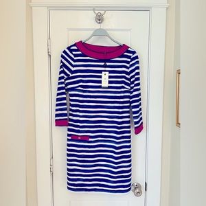 Cabana Life: Boston- Cabana Shift Dress, NWT, Size Small, Navy and White Stripes